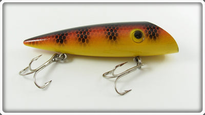 Vintage Lyman Lures Black Scale Salmon Plug