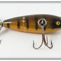 South Bend Best O Luck Pike Finish Baby Wounded Minnow