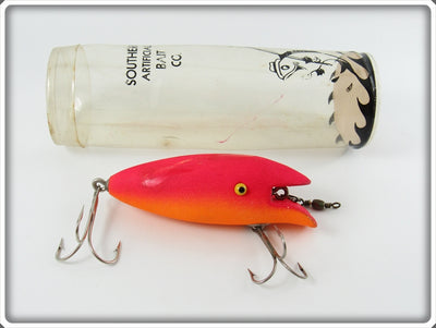 Southern Artificial Bait Co Fluorescent Red Blabber Mouth Lure In Tube