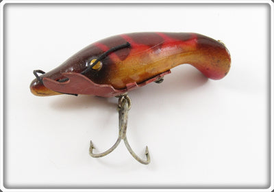Vintage Paw Paw Brown & Red Crawdad Lure 504