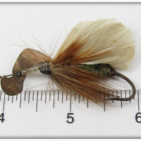 J.T. Buel Brown & White Spinning Fly