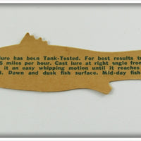 Southern Artificial Bait Co Black Scale Scalloped Wiggler In Tube