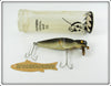 Southern Artificial Bait Co Black Scale Scalloped Wiggler Lure In Tube