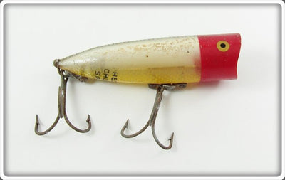 Vintage Heddon Red Head Flitter Chugger Lure 9540 RHF