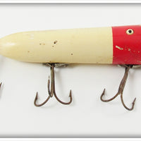 Vintage Nichols Red Head White Pico Plunger Lure