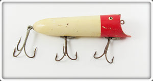 Vintage Nichols Red Head White Pico Plunger Lure