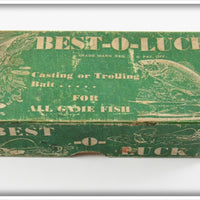South Bend Best O Luck Yellow Perch Weighted Wobbler Empty Box