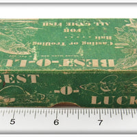 South Bend Best O Luck Yellow Perch Weighted Wobbler Empty Box