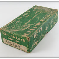 South Bend Best O Luck Yellow Perch Weighted Wobbler Empty Box