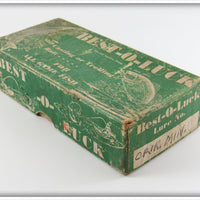 South Bend Best O Luck Yellow Perch Weighted Wobbler Empty Box