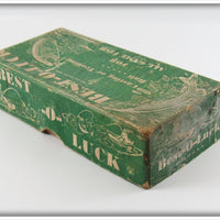 South Bend Best O Luck Yellow Perch Weighted Wobbler Empty Box