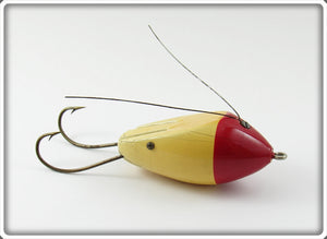 Vintage Moonlight Red & White 99 Percent Weedless Lure