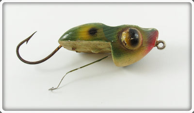 Vintage Fenton Green Pork Rind Frog Lure