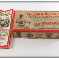 Heddon Red & White Shore 740 Punkinseed Empty Lure Box 742XS