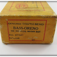South Red Head White Bend Bass Oreno Empty Box