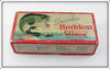 Vintage Heddon Red Head White Zig Wag Empty Lure Box 8302