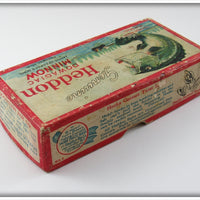 Heddon Red Head White Zig Wag Empty Box 8302