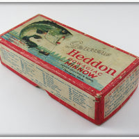 Heddon Red Head White Zig Wag Empty Box 8302