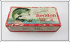 Vintage Heddon Red Head White Zig Wag Empty Lure Box 8302