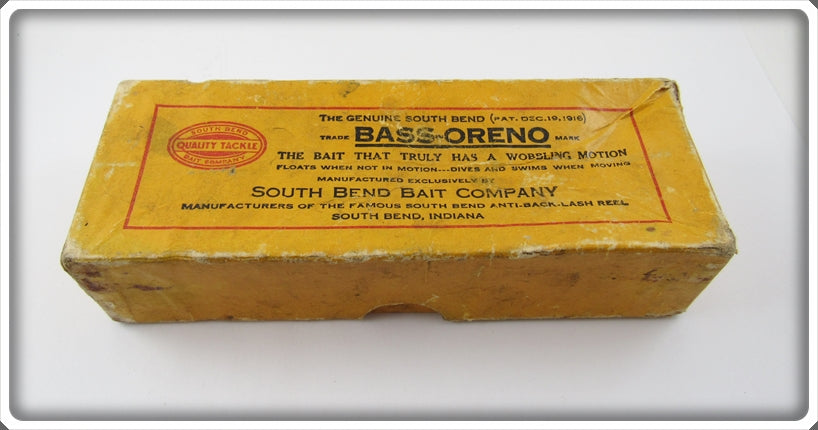 Vintage South Bend Bass Oreno Empty Box