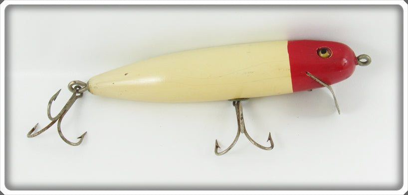 Vintage Shur Strike Red & White HV Heddon Vamp Type Lure HV2