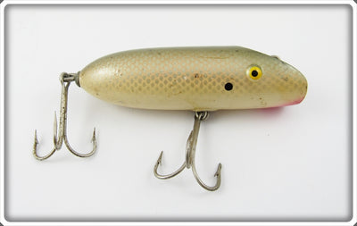 Vintage Paw Paw Silver Scale Junior Wobbler Lure 
