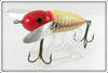 Heddon Red & White Shore Musky Crazy Crawler