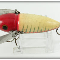 Heddon Red & White Shore Musky Crazy Crawler