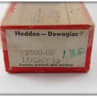 Heddon Bullfrog Tack Eye Lucky 13 In Box