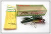 Vintage Creek Chub Frog Spot Dingbat Lure In Box 5119