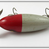 Paw Paw Economy Silver Red Head Surface Lure