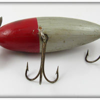 Paw Paw Economy Silver Red Head Surface Lure
