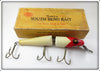 South Bend Red Arrowhead White Body Giant Jointed Pike Oreno 960 RW