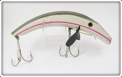 Vintage Harry Gusick White & Grey Bonanza Lure