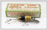 Vintage Creek Chub Gold Deep Diving Midget Beetle Lure In Box 6054DD