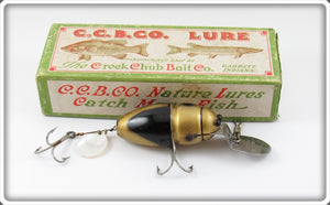 Vintage Creek Chub Gold Deep Diving Midget Beetle Lure In Box 6054DD