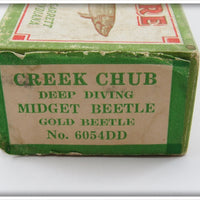 Creek Chub Gold Deep Diving Midget Beetle In Box