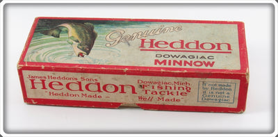Vintage Heddon Green Scale Gamefisher Empty Lure Box 5509D