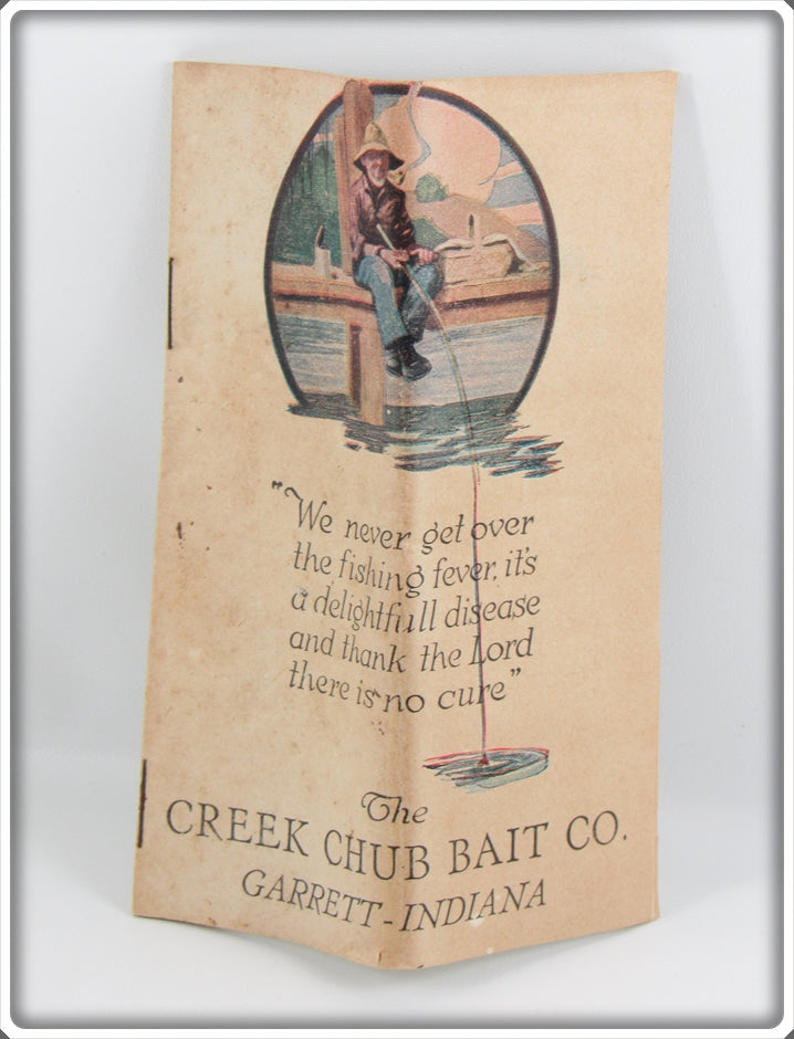 Vintage Creek Chub Bait Co Old Fisherman Pocket Catalog