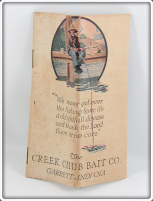 Vintage Creek Chub Bait Co Old Fisherman Pocket Catalog