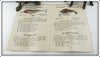 Creek Chub Bait Co Old Fisherman Pocket Catalog
