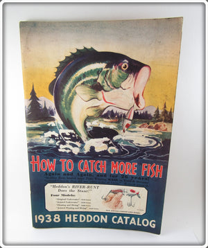 Vintage Heddon 1938 Lure Catalog