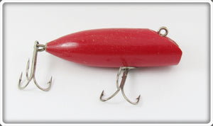 Vintage South Bend Solid Red No Eye Babe Oreno Lure 972 R