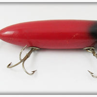 Vintage South Bend Red Black Nose Bass Oreno Lure 973 R