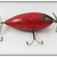 South Bend Red Black Nose Midget Surf Oreno Lure 962 R