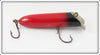 Vintage South Bend Red Black Nose Midget Pike Oreno Lure 974 R