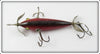 South Bend Red Dark Shaded Back 3 Hook Underwater Minnow