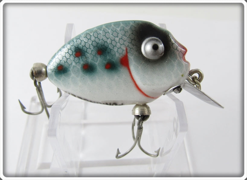 Vintage Heddon Green Scale With Spots Tiny Punkinseed Lure