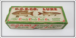 Vintage Creek Chub Tan Finish Crawdad Lure Empty Box 315