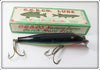 Creek Chub Purple Eel Saltwater Two Hook Husky Pikie In Box 2335 L